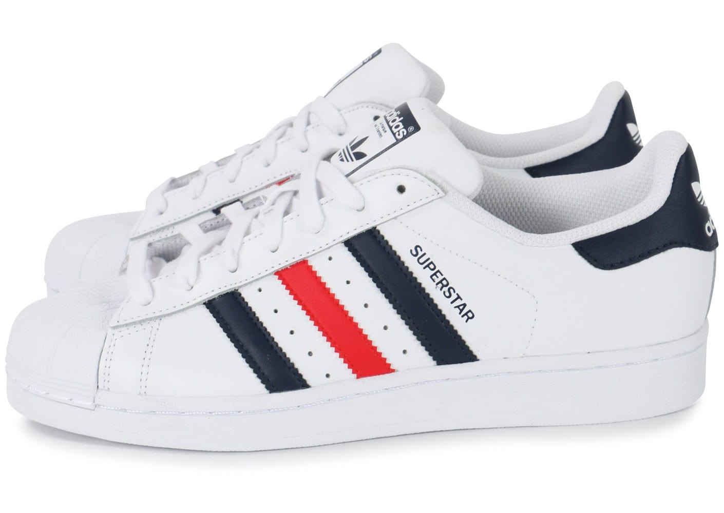 adidas superstar femme bleu blanc rouge